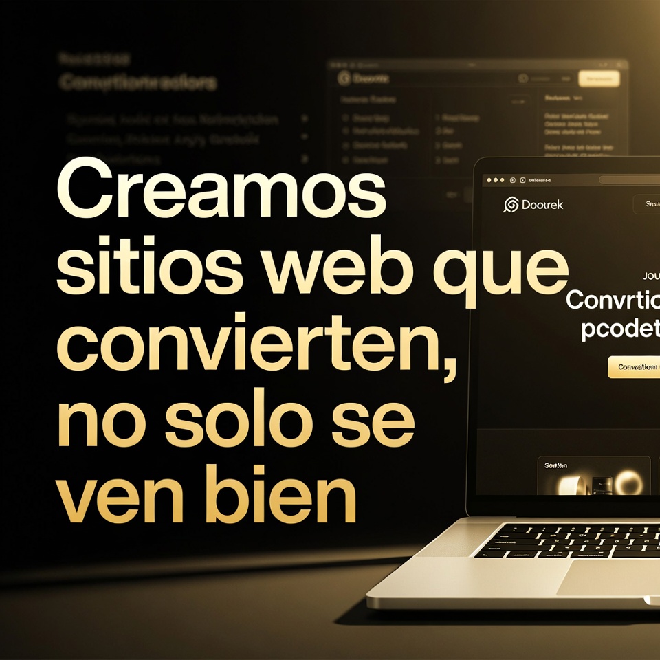 Creamos sitios web que convierten, no solo se ven bien
