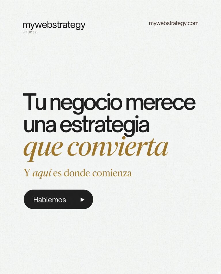 Tu negocio merece una estrategia que convierta